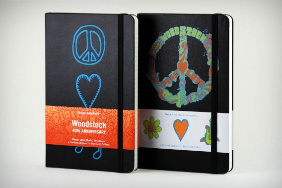 Moleskine - Woodstock 40th Anniversary, special edition - copyright Luca Bogoni